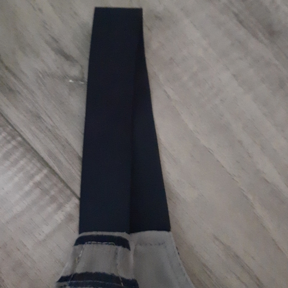 Cute grey & navy striped dress - Picture 3 of 5